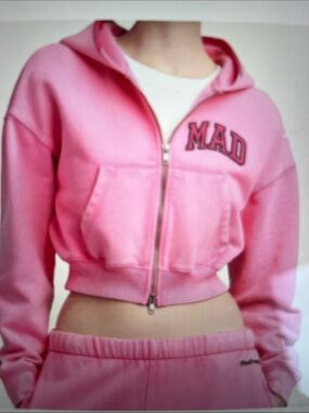 GAP X Madhappy Cropped Zip Hoodie NWT